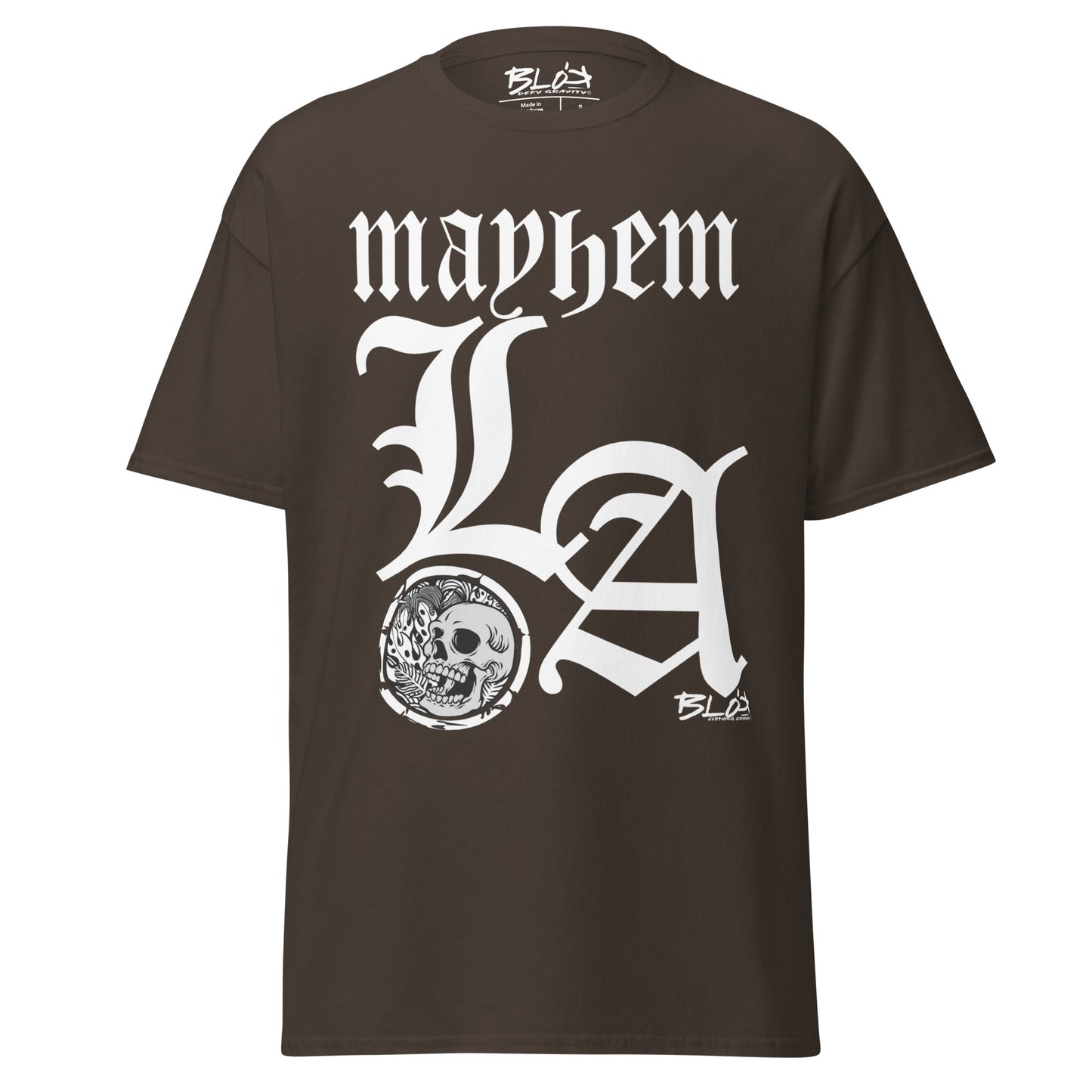 LA Mayhem - Front Print - in White - Men's Loose Fit