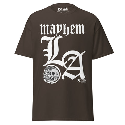 LA Mayhem - Front Print - in White - Men's Loose Fit