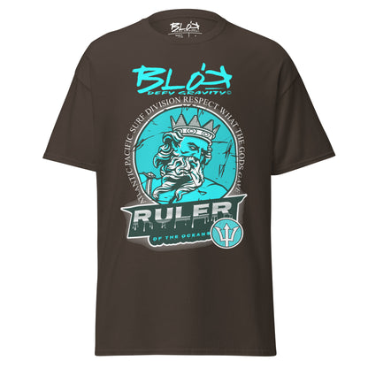 Ruler of the Oceans - Front Print - in Turquoise - Men's Loose Fit