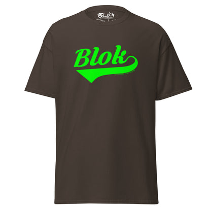 Blok Classic - Front Print - in Green - Men's Loose Fit