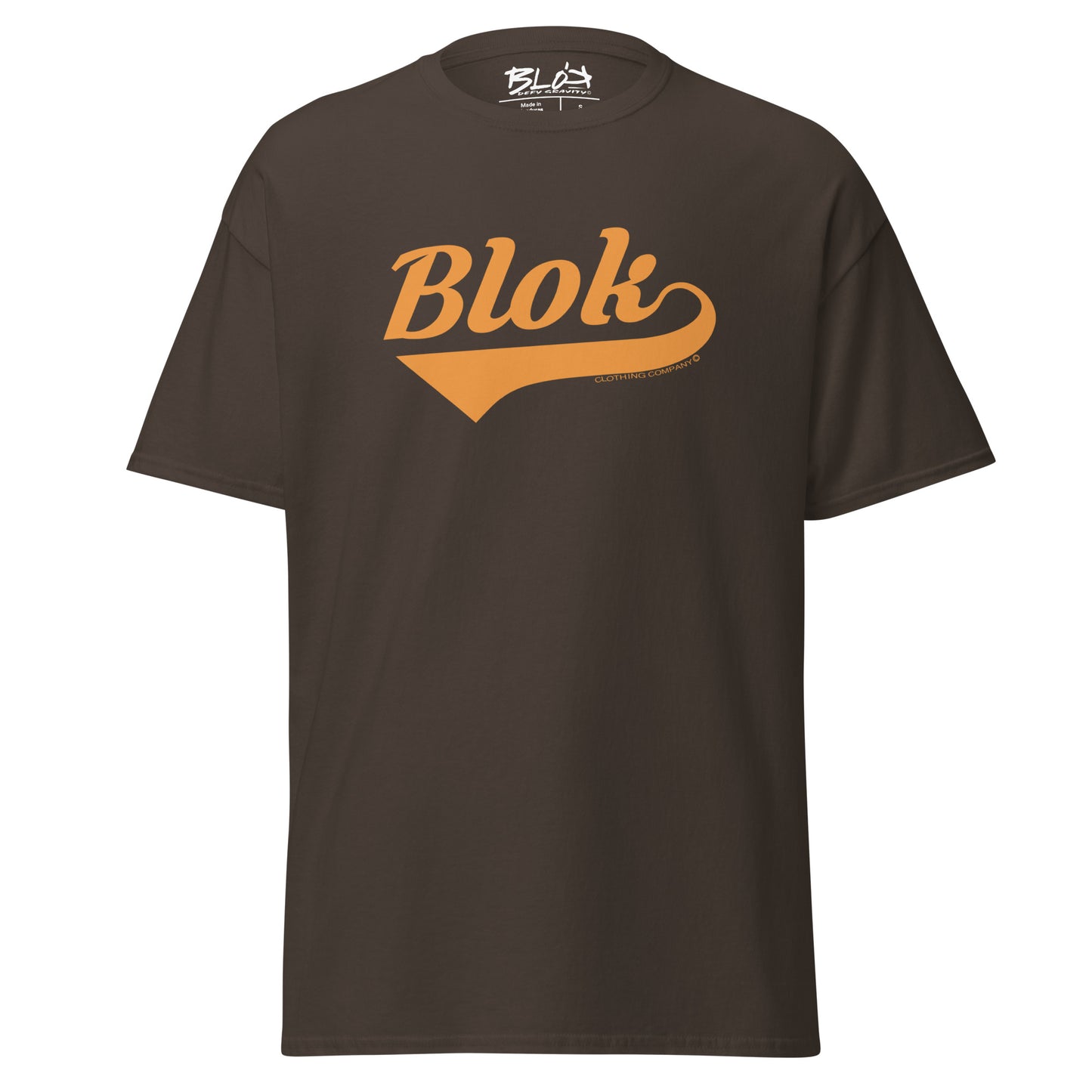 Blok Classic - Front Print - in Orange - Men's Loose Fit