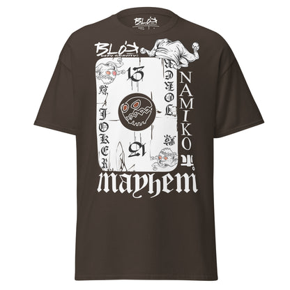 Poker Face - Front Print - in White - Men's Loose Fit