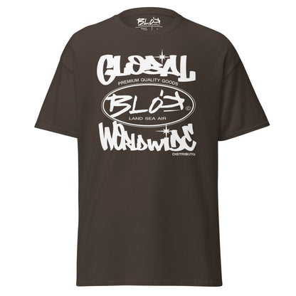 Blok Global - Front Print - with White Logo - Men's Loose Fit