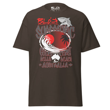 Gold Coast - Front Print - with Red Logo - Men's Loose Fit