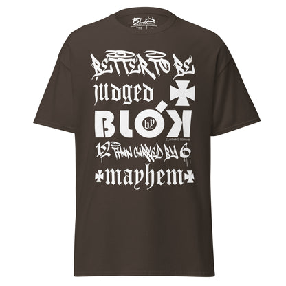 Better To Be Judged By 12 Than Carried By 6 - Front Print in White - Men's Loose Fit