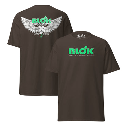 Airborne Wings - Front & Back Print in Green - Men's Loose Fit