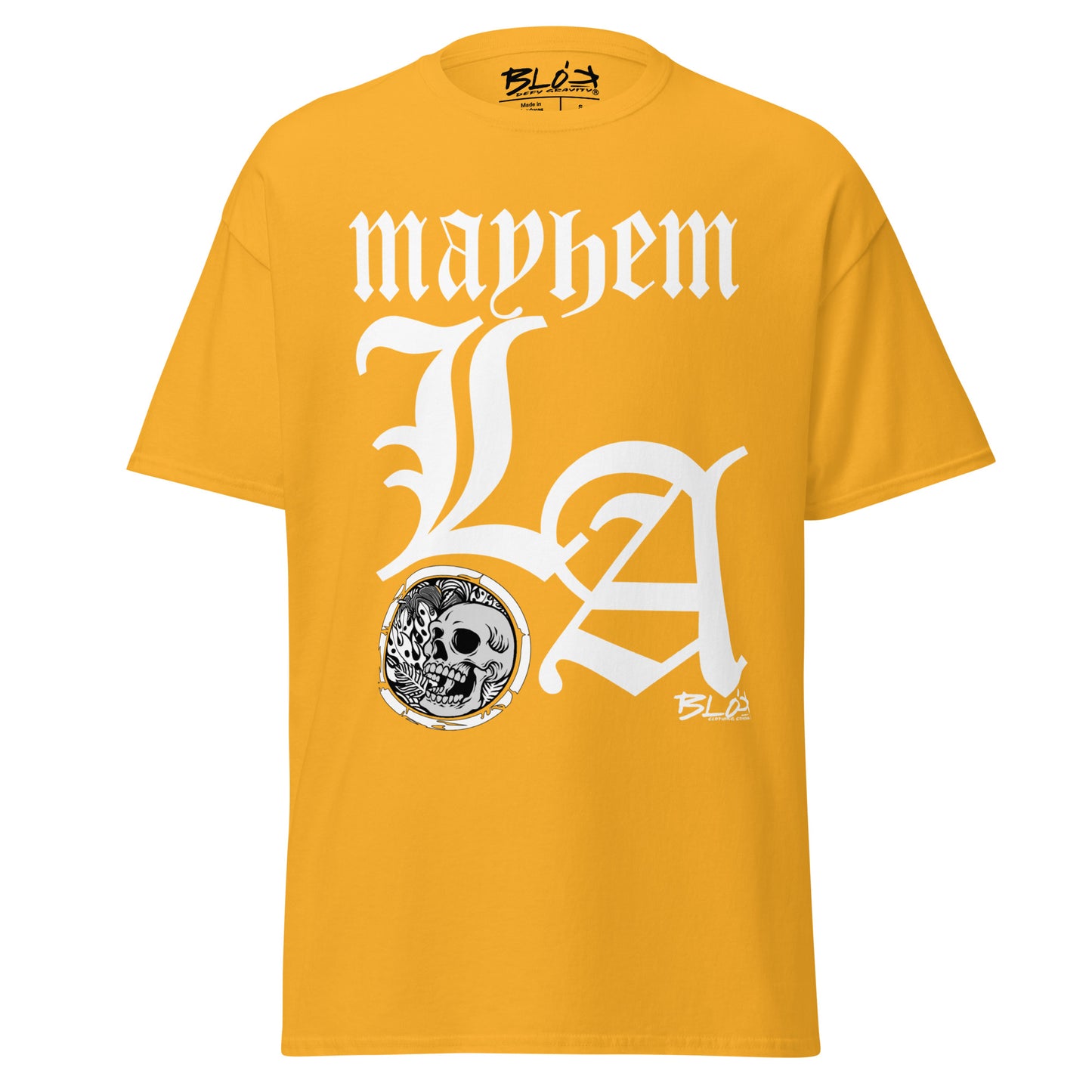 LA Mayhem - Front Print - in White - Men's Loose Fit