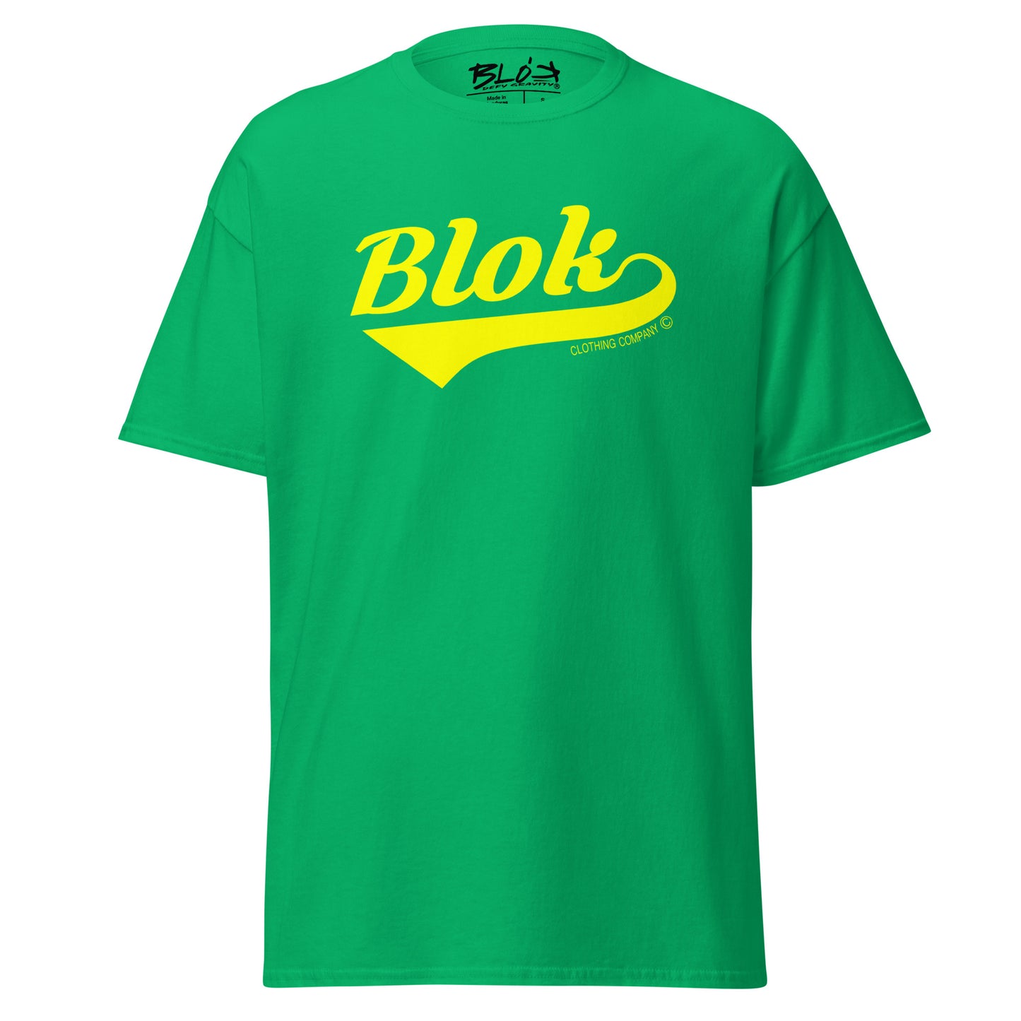 Blok Classic - Front Print - in Yellow - Men's Loose Fit