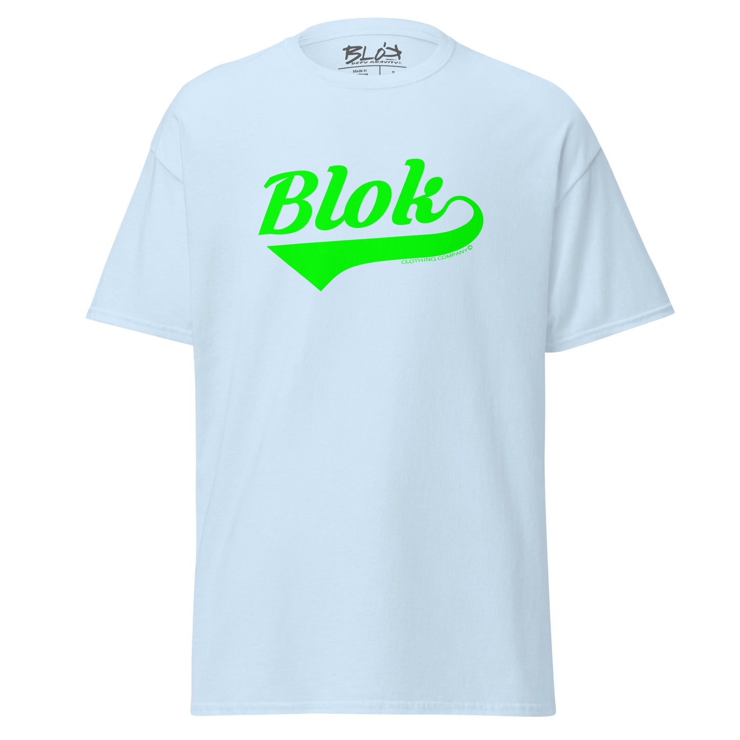 Blok Classic - Front Print - in Green - Men's Loose Fit
