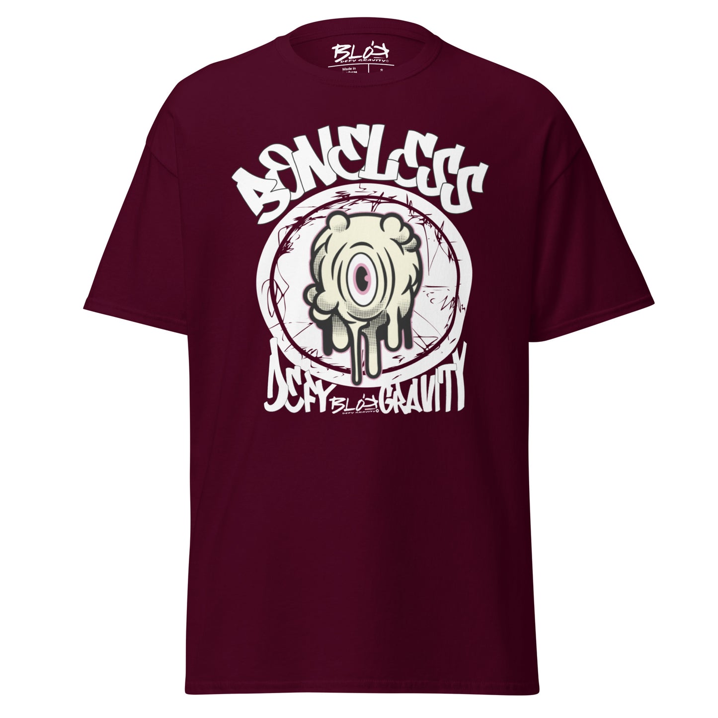 Boneless - Front Print - with White Logo - Men's Loose Fit