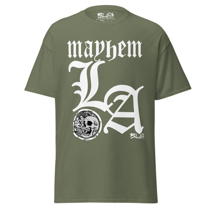 LA Mayhem - Front Print - in White - Men's Loose Fit