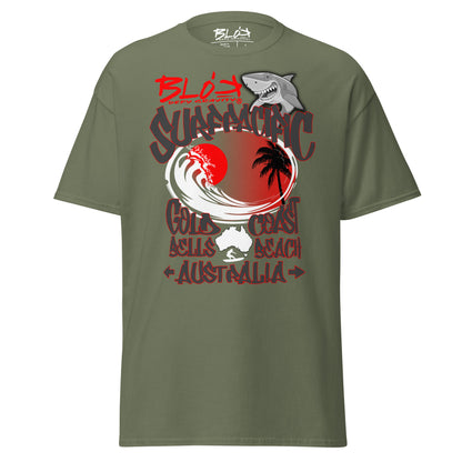 Gold Coast - Front Print - with Red Logo - Men's Loose Fit