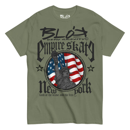 Empire Skate - New York - Front Print - in Black - Men's Loose fit