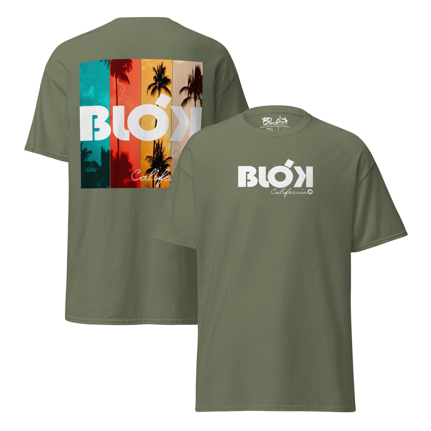 Palm Tree - Front & back print - Men's Loose Fit