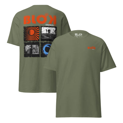 California Surf - Front & Back Print with Orange Logo - Men's Loose Fit