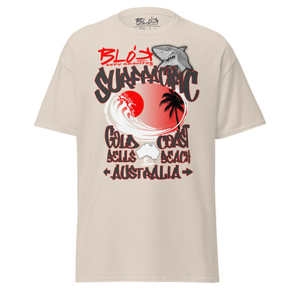 Gold Coast - Front Print - with Red Logo - Men's Loose Fit