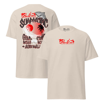 Gold Coast - Front & Back Print - with Red Logo - Men's Loose Fit