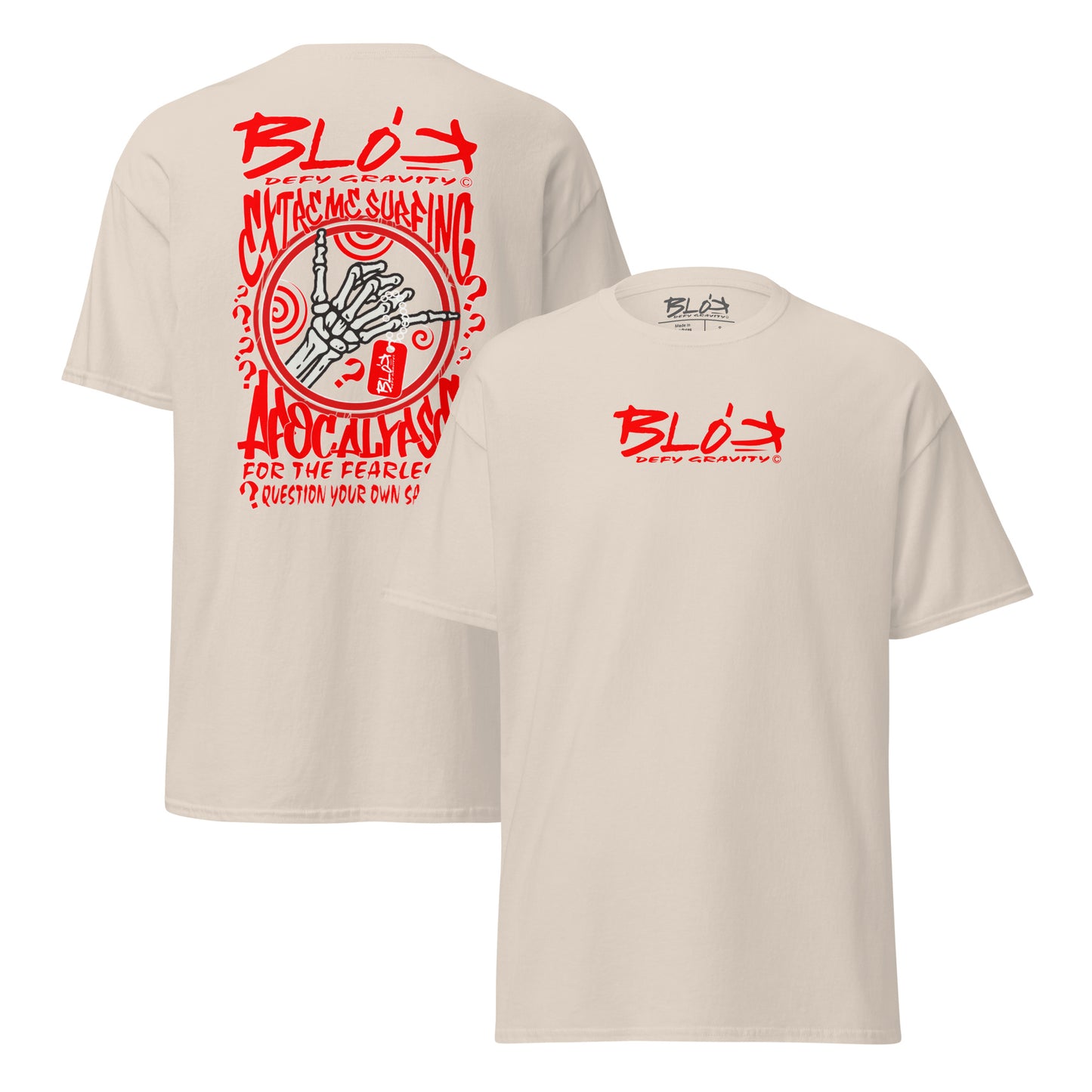 Apocalypse - Front & Back Print in Red - Men's Loose Fit