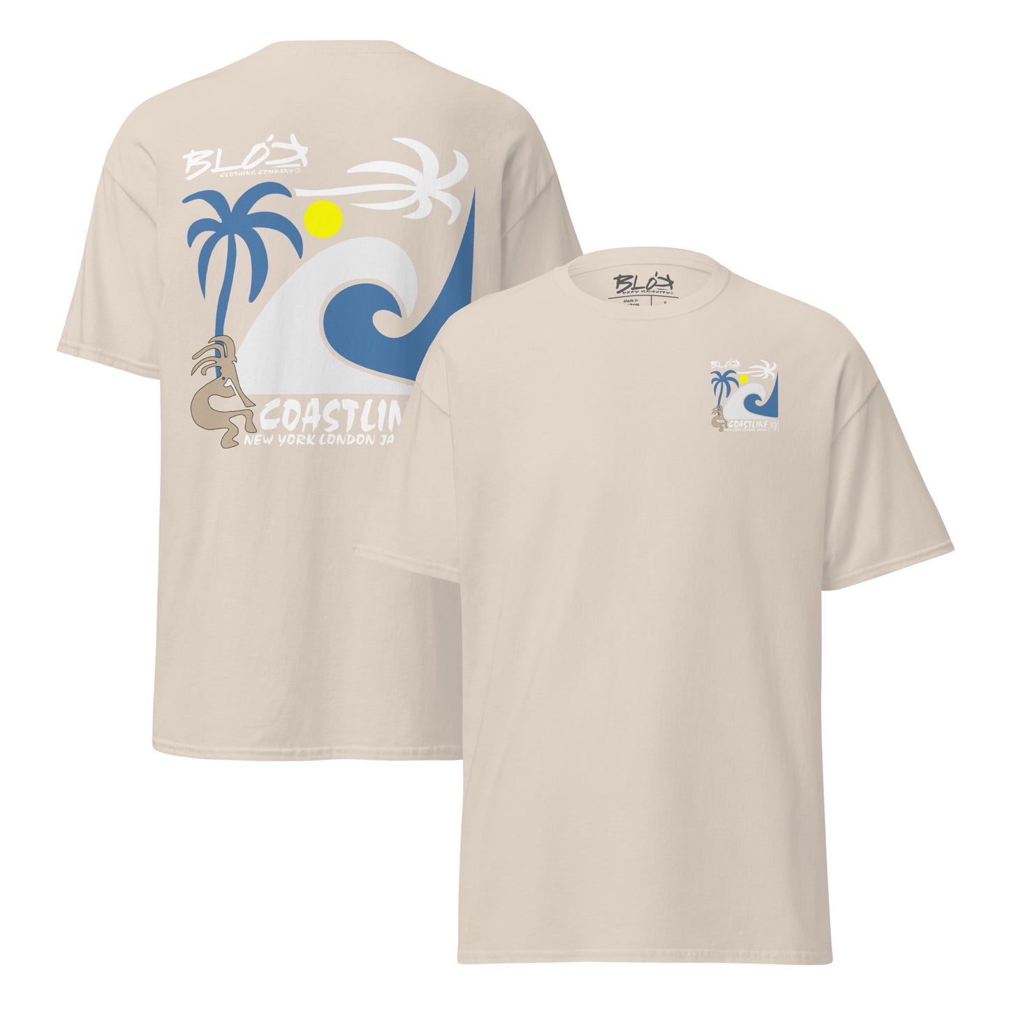 Coastline - Front & Back Print - Men's Loose Fit