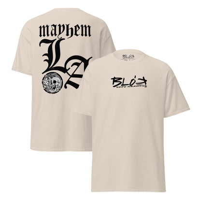 Mayhem - Front & Back Print - in Black - Men's Loose Fit
