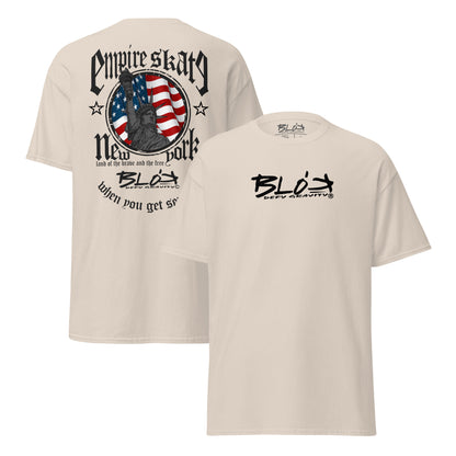 Empire Skate - New York - Back & Front Print - in Black - Men's Loose Fit