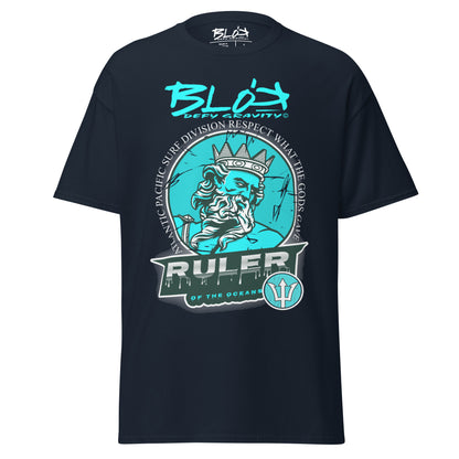 Ruler of the Oceans - Front Print - in Turquoise - Men's Loose Fit