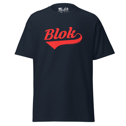 Blok Classic - Front Print - in Red - Men's Loose Fit