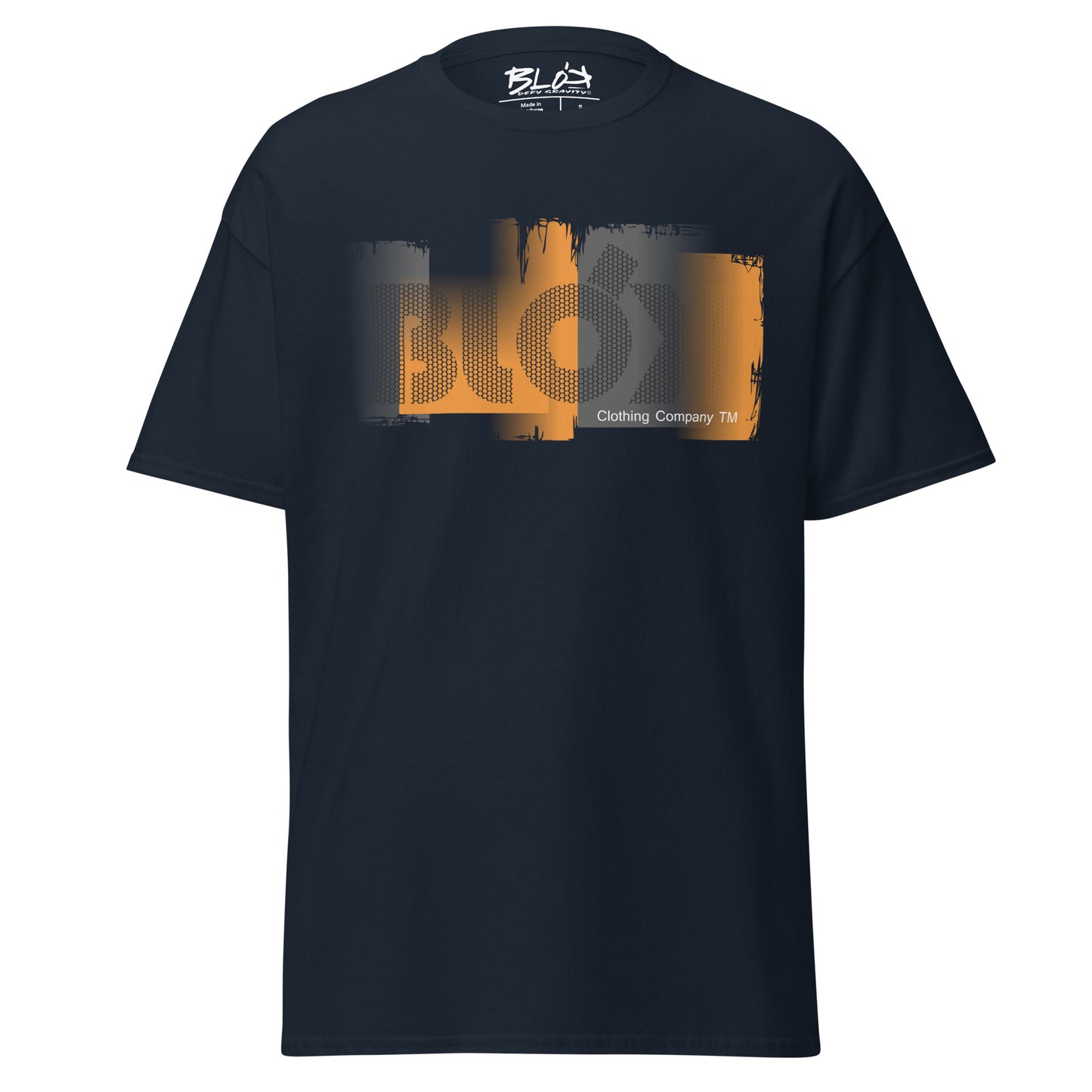 Roller - Front Print in Orange & Grey - Men's Loose Fit