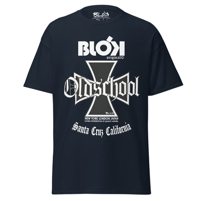 Iron Cross - White Front Print - Men's Loose Fit Graphic T-Shirt