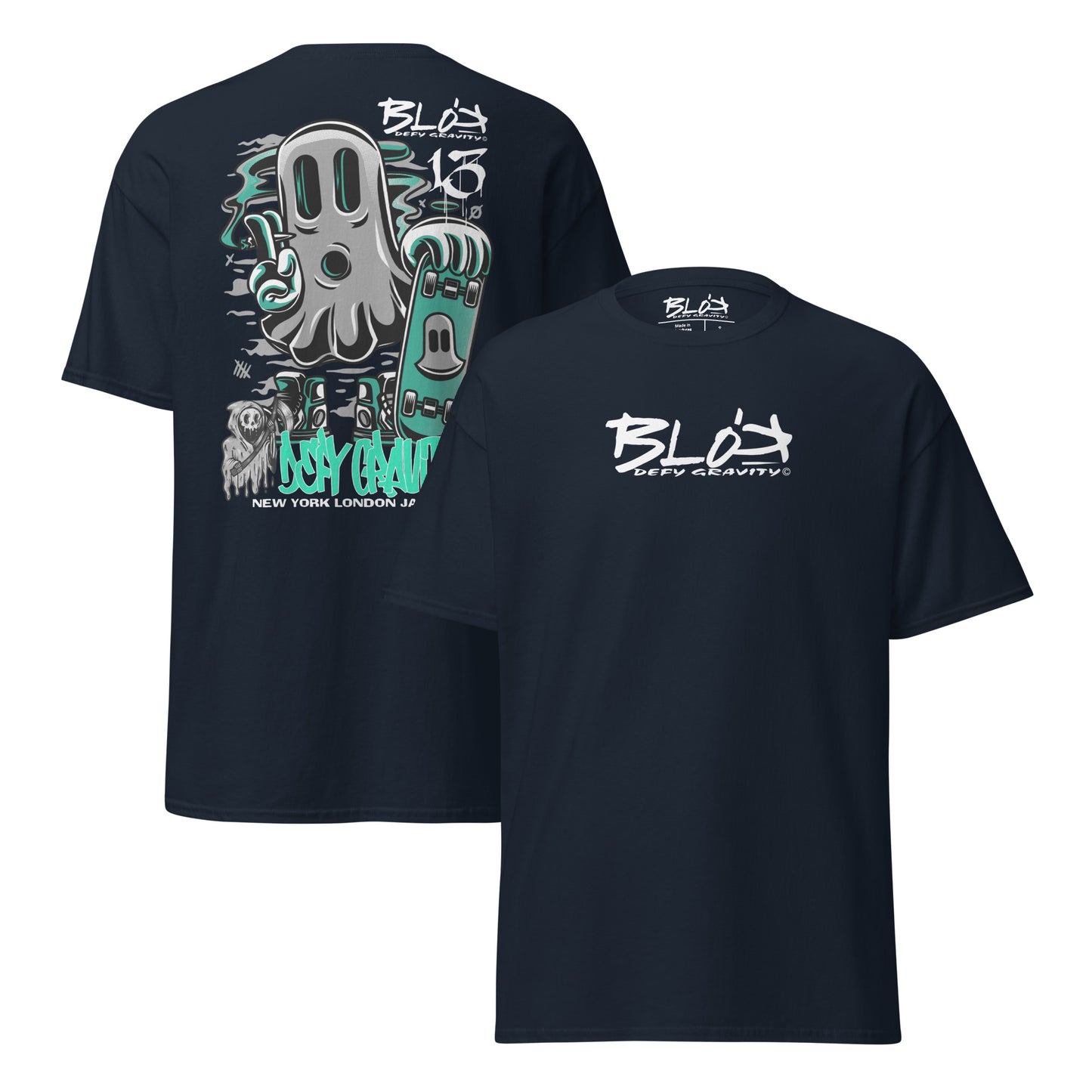 Ghosting - Front & Back Print - Men's Loose Fit