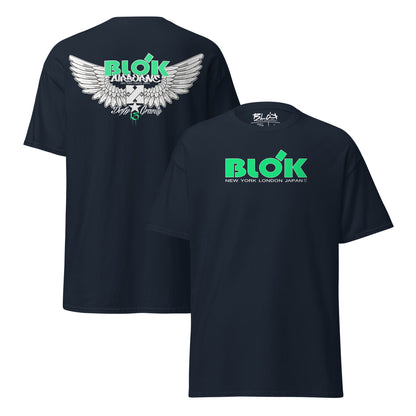 Airborne Wings - Front & Back Print in Green - Men's Loose Fit