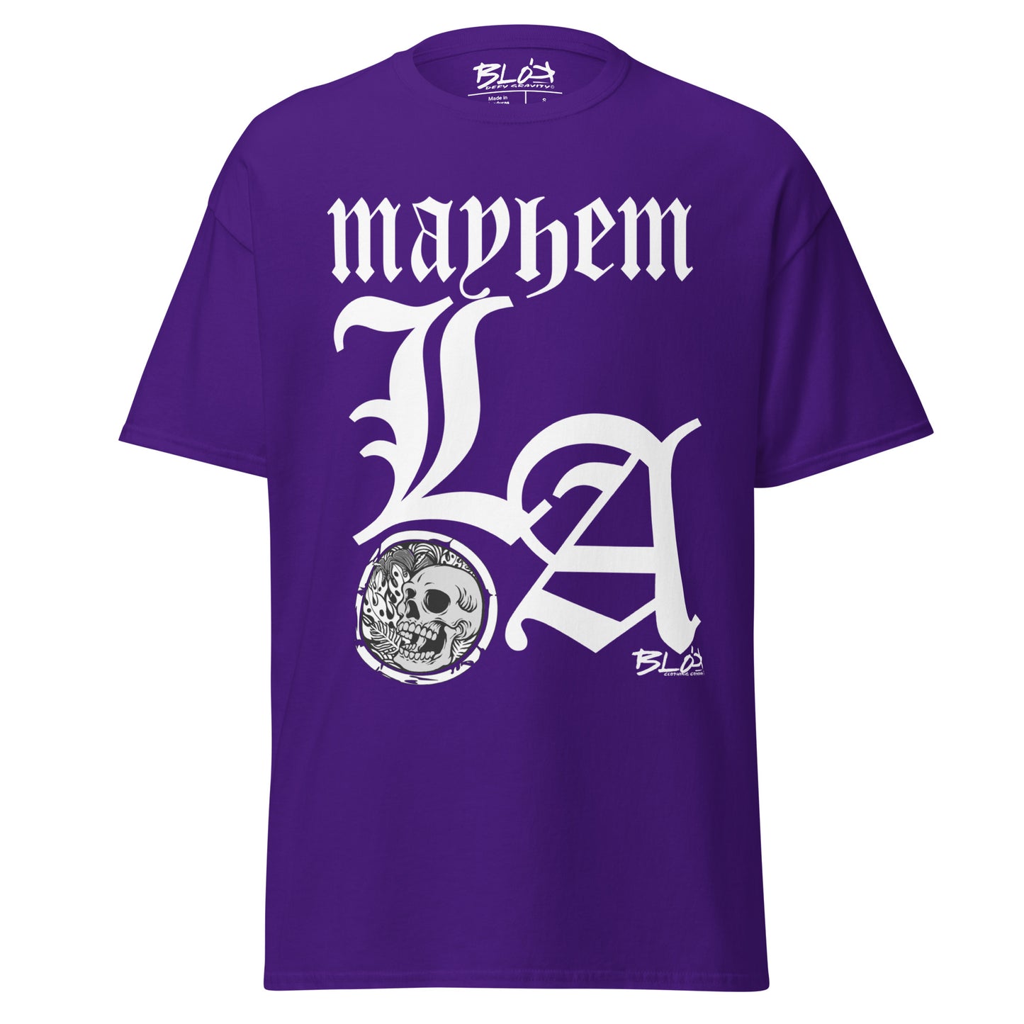 LA Mayhem - Front Print - in White - Men's Loose Fit