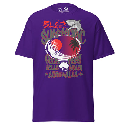 Gold Coast - Front Print - with Red Logo - Men's Loose Fit