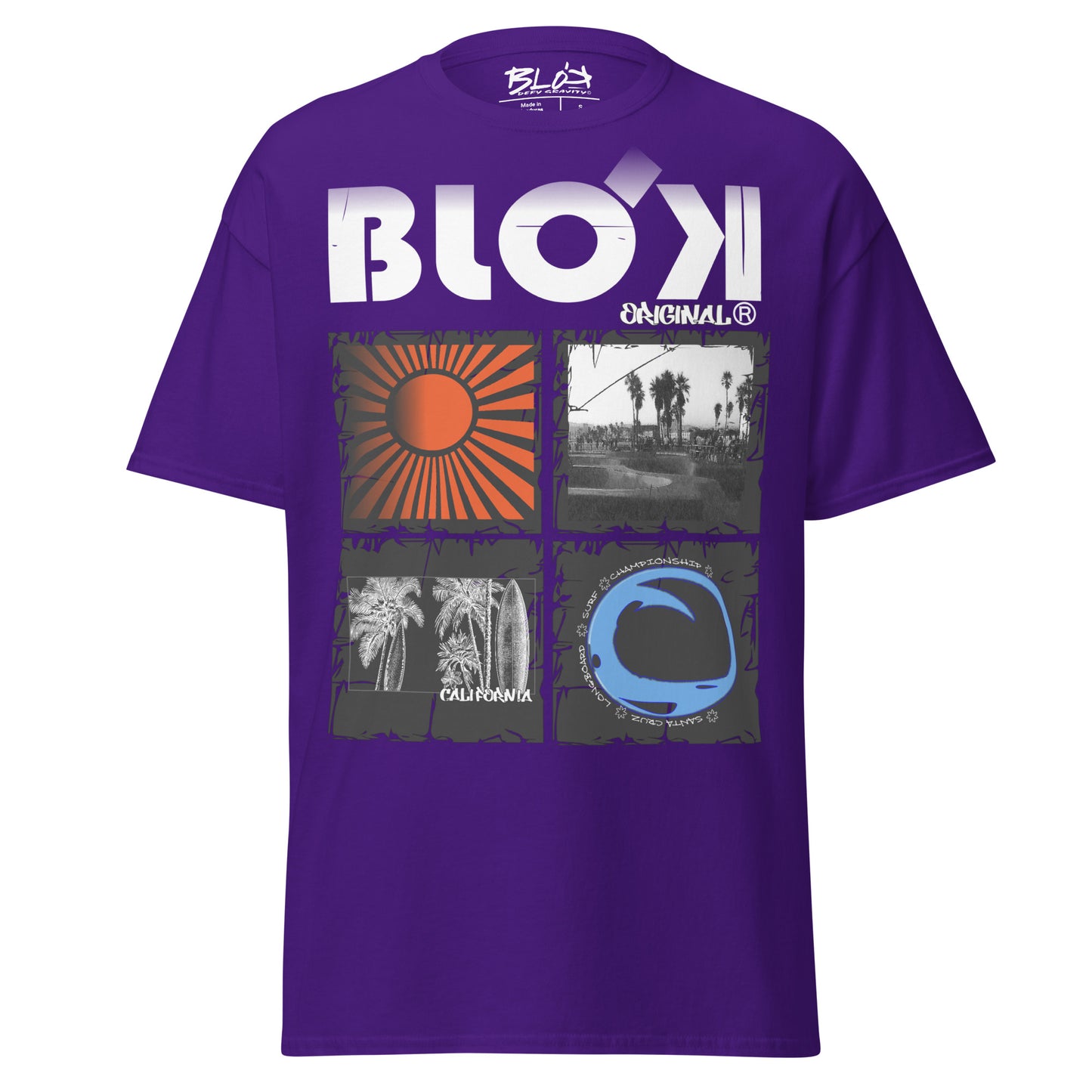 California Surf - Front Print with White Logo - Men's Loose Fit