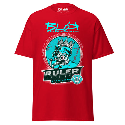 Ruler of the Oceans - Front Print - in Turquoise - Men's Loose Fit