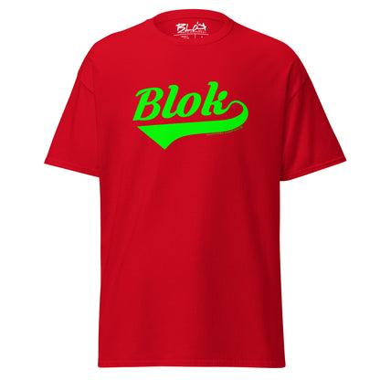 Blok Classic - Front Print - in Green - Men's Loose Fit