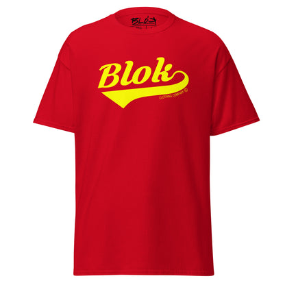 Blok Classic - Front Print - in Yellow - Men's Loose Fit