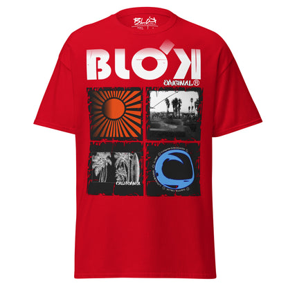 California Surf - Front Print with White Logo - Men's Loose Fit