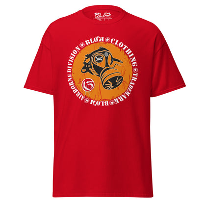 Gas Mask - in Orange - Men's Loose Fit