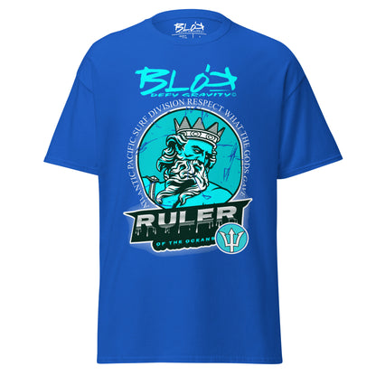 Ruler of the Oceans - Front Print - in Turquoise - Men's Loose Fit