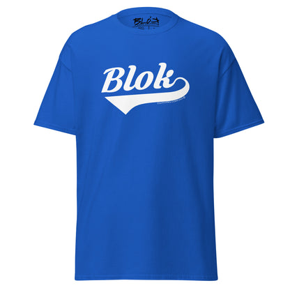 Blok Classic - Front Print - in White - Men's Loose Fit