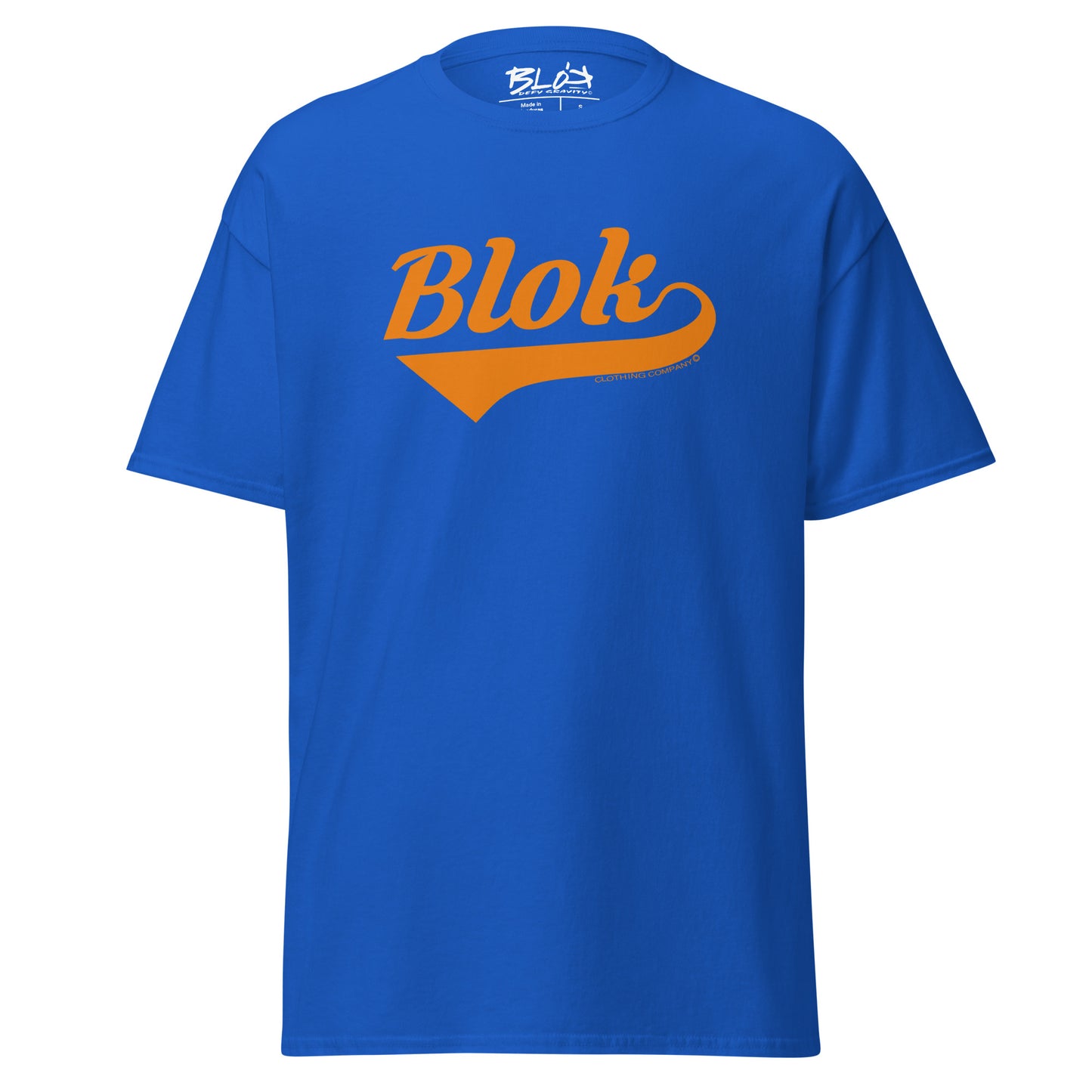 Blok Classic - Front Print - in Orange - Men's Loose Fit