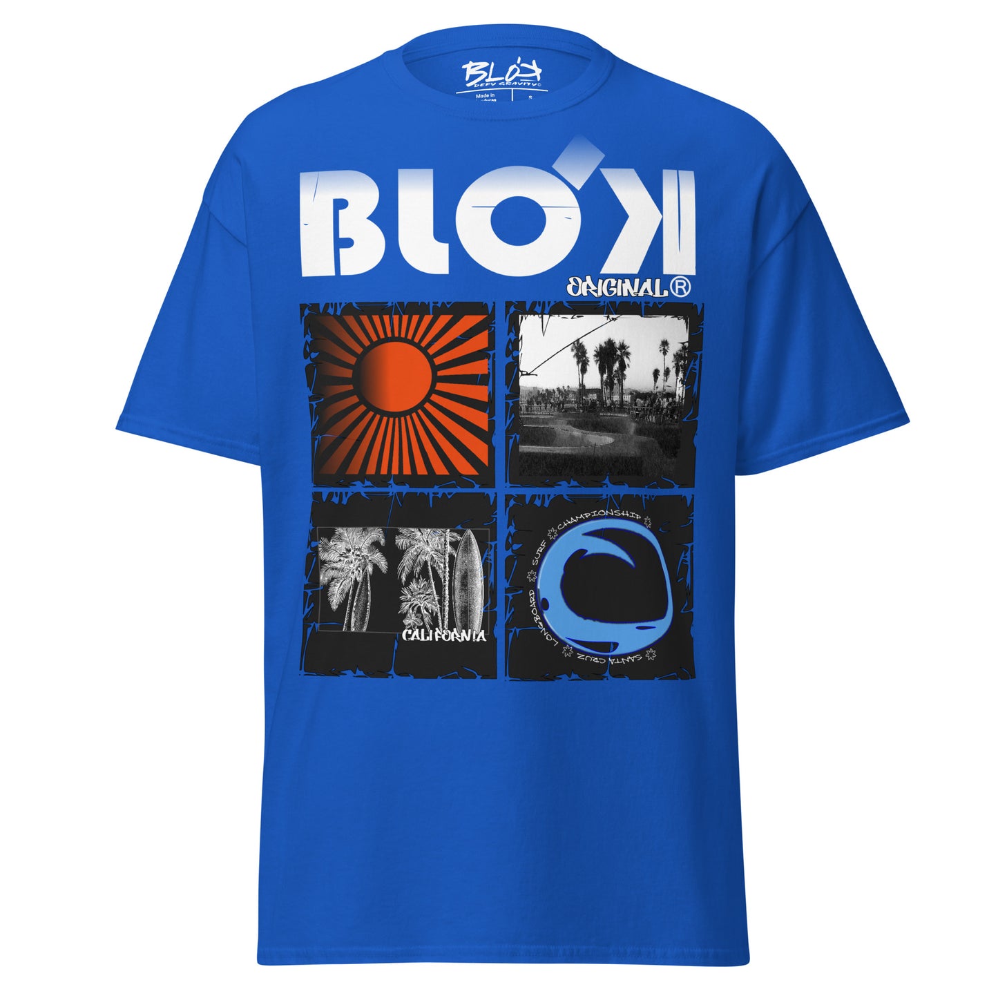 California Surf - Front Print with White Logo - Men's Loose Fit