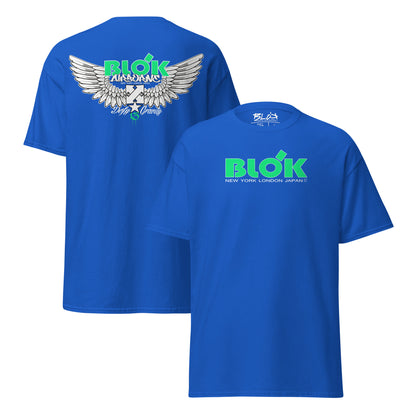 Airborne Wings - Front & Back Print in Green - Men's Loose Fit