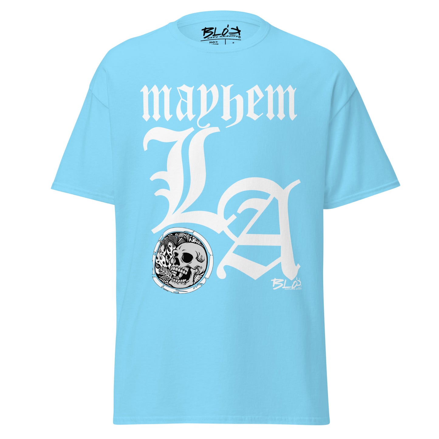 LA Mayhem - Front Print - in White - Men's Loose Fit