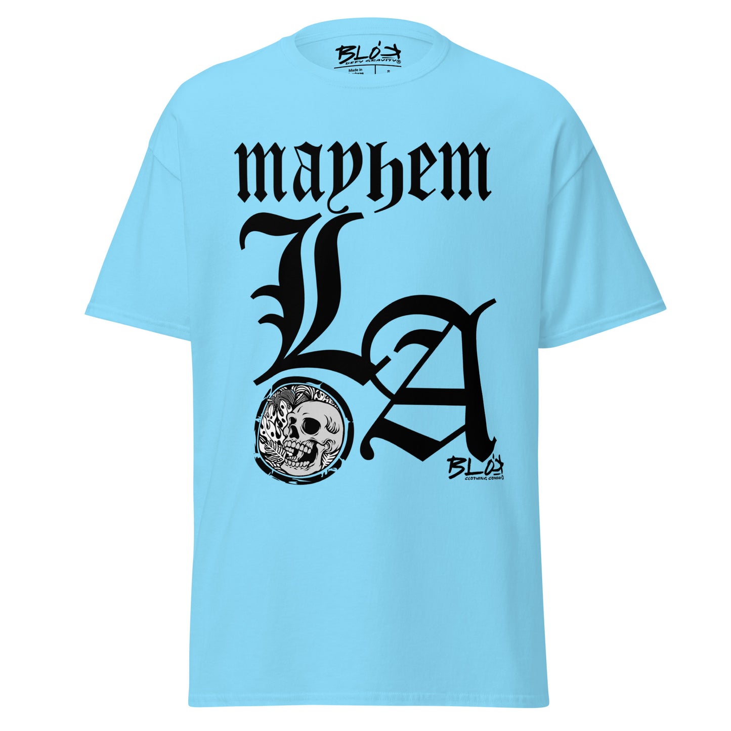 LA Mayhem - Front Print - in Black - Men's Loose Fit