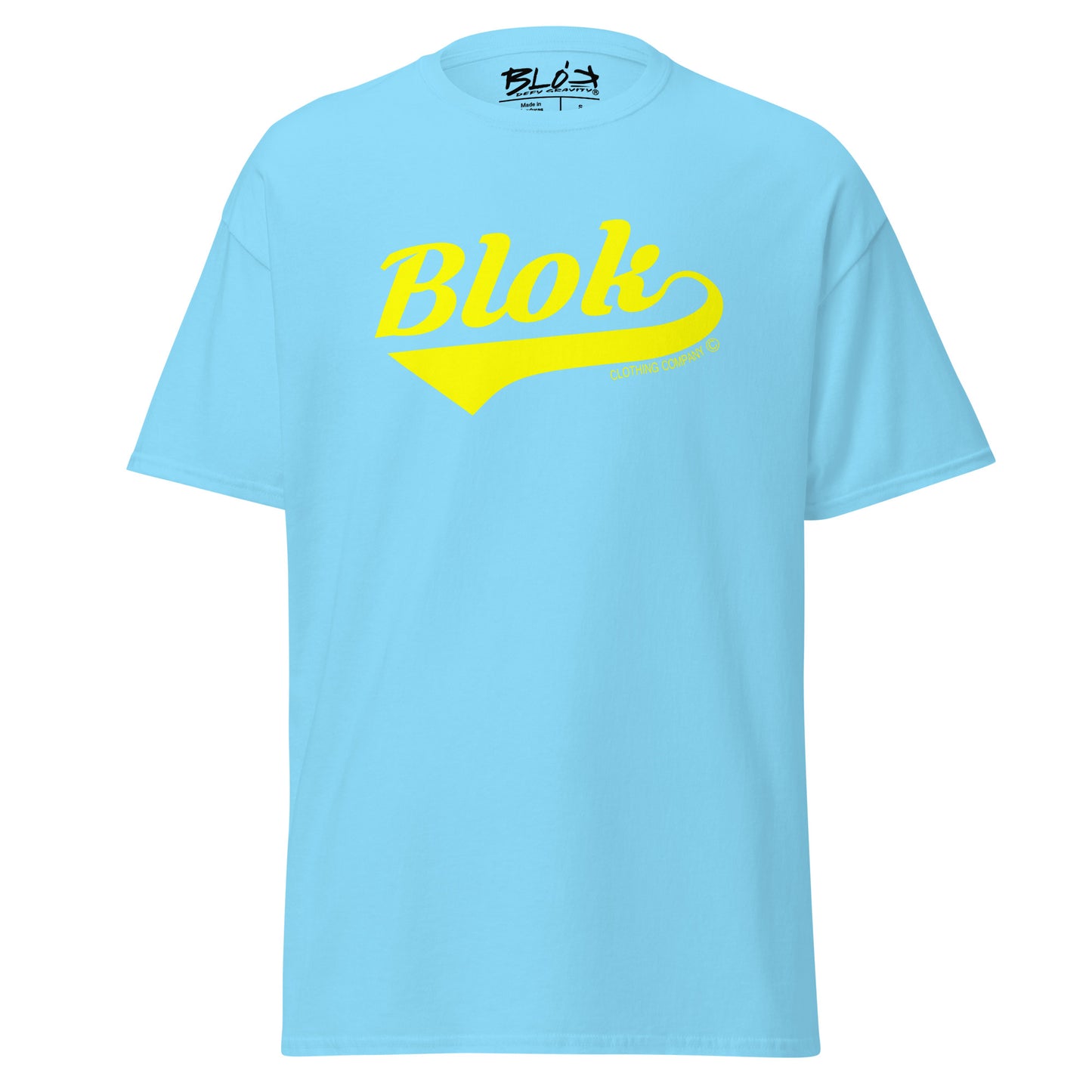 Blok Classic - Front Print - in Yellow - Men's Loose Fit
