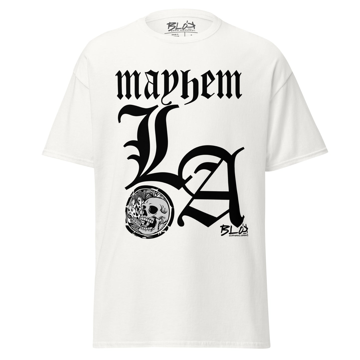 LA Mayhem - Front Print - in Black - Men's Loose Fit