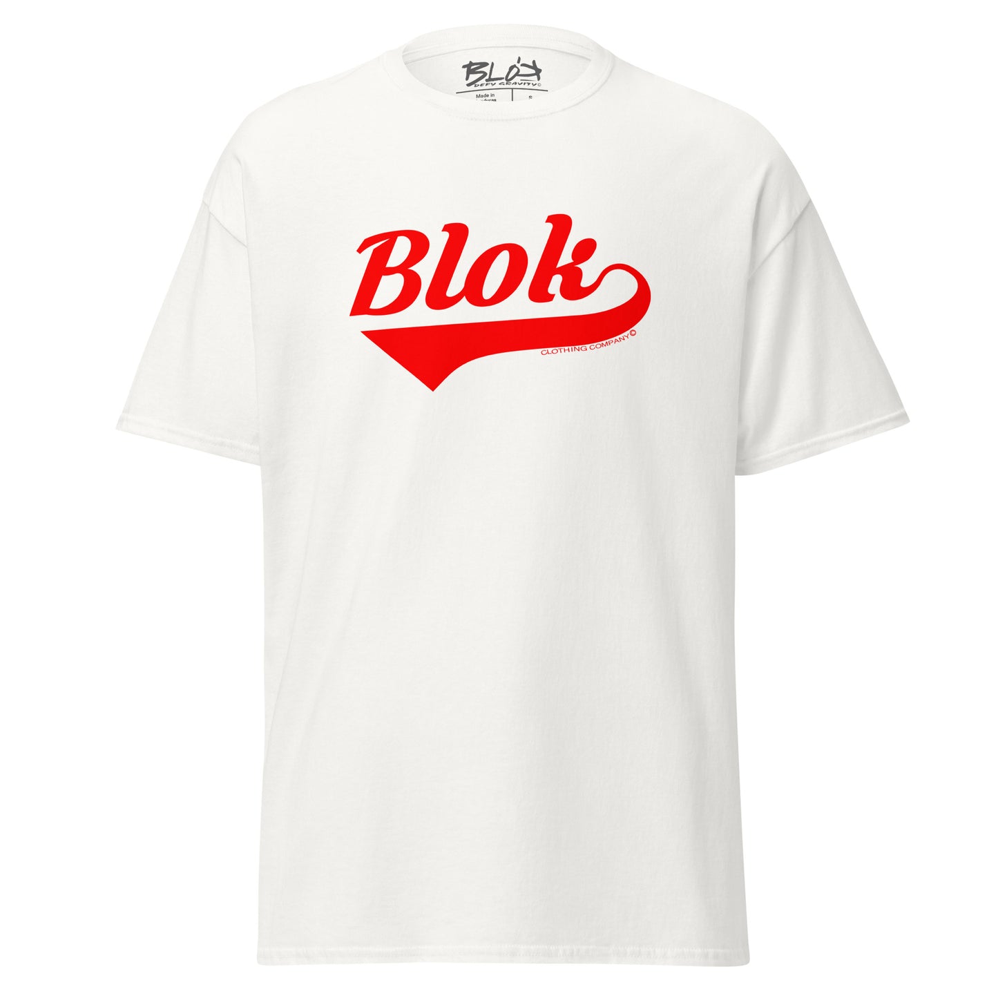 Blok Classic - Front Print - in Red - Men's Loose Fit