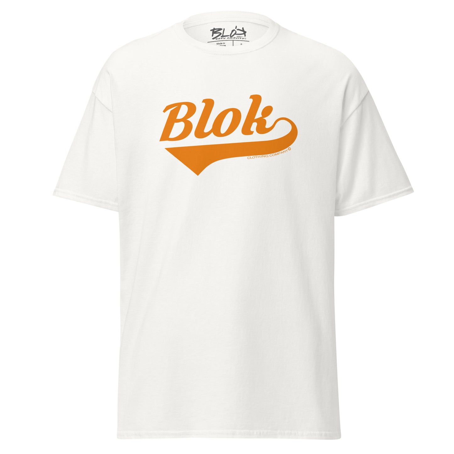 Blok Classic - Front Print - in Orange - Men's Loose Fit